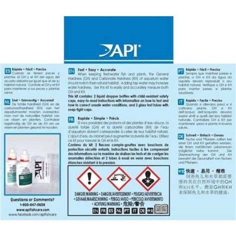 how to read a api general hardness test|api kh testing instructions.